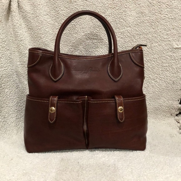 Dooney & Bourke Handbags - Dooney and Bourke Vintage Florentine Vacchetta Leather Shoulder Bag #11